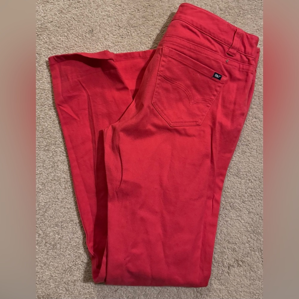 Pink Straight Jeans